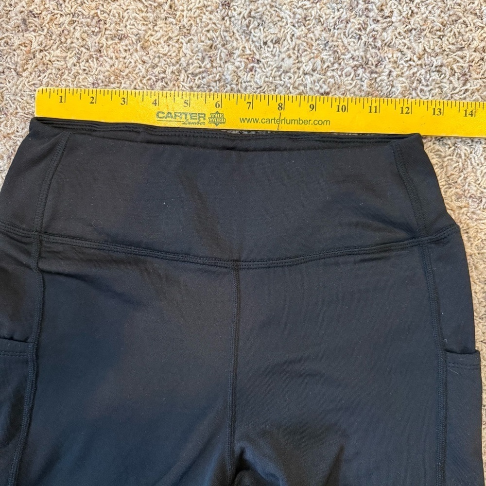 Cuddl Duds Climate Right Grid Warmth Black High-Waisted Base Layer Leggings XS - Picture 6 of 11